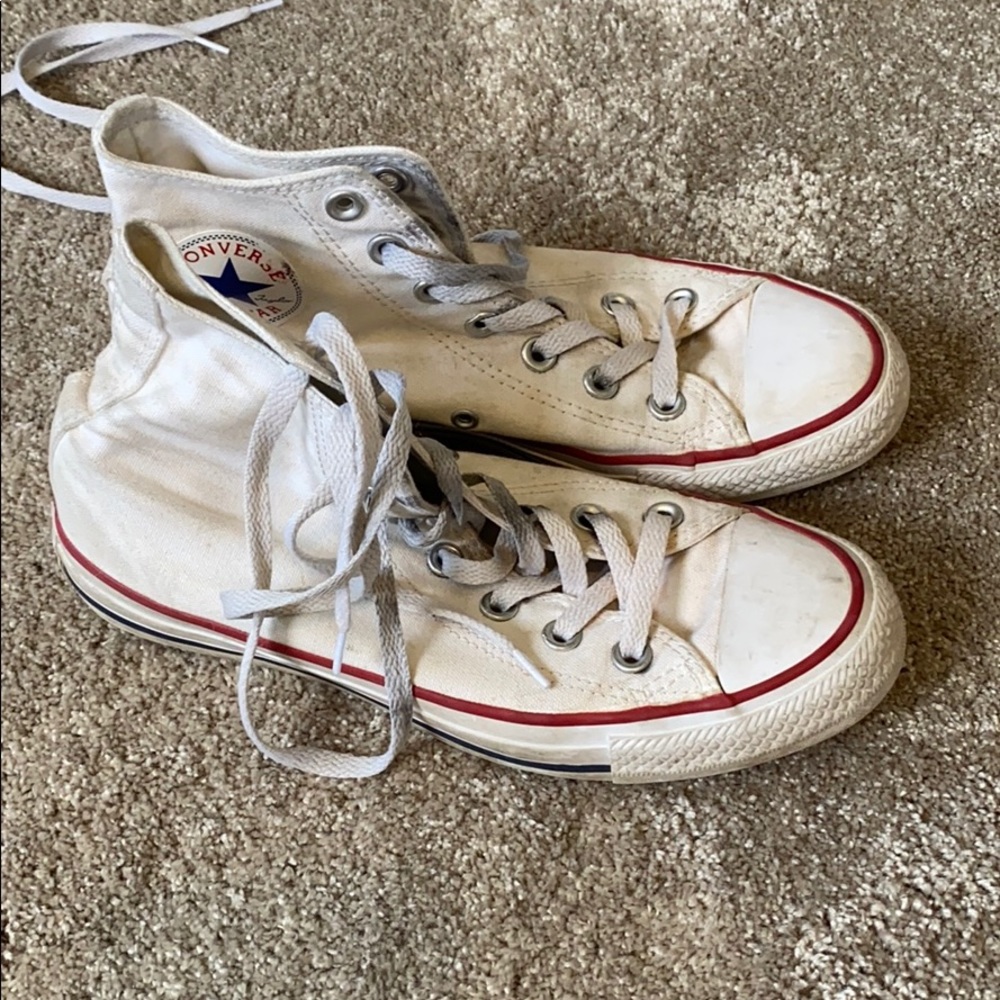 White high top converse